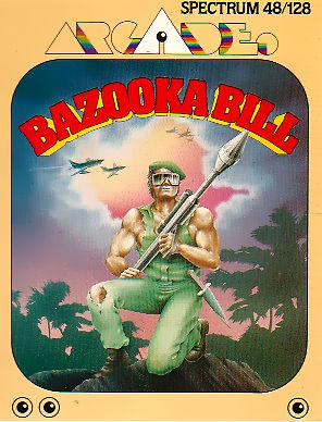 Bazooka Bill box art for ZX Spectrum